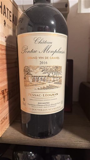 Bordeaux Pessac-Léognan Château Pontac Monplaisir 2016