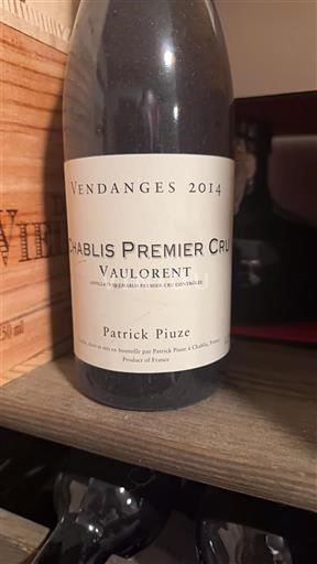 Borgonha Chablis Premier Cru Patrick Piuze Vaulorent 2014