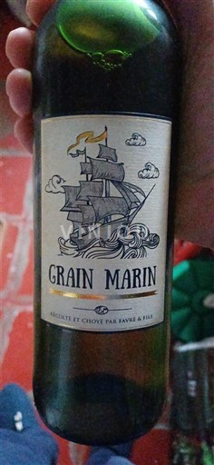 Languedoc ja Roussillon Thau Rannikon Viinit Favre et Fils Grain Marin Ei vuosikertaa