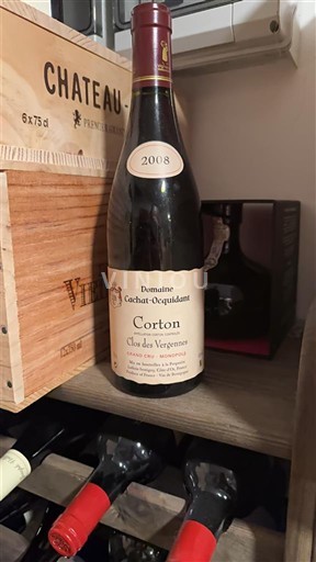 Burgundsko Corton Grand Cru Domaine Cachat-Ocquidant Clos des Vergennes 2008