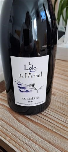 Languedoc Corbières Sophie Guiraudon Le Lolo de l'Anhel 2022