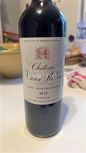 Bordeaux Médoc Cru Bourgeois Château Vieux Robin 2018