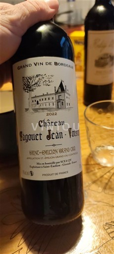 Bordeaux Saint-Émilion Grand Cru Grand Cru Château Pagouet Jean Voisin 2022