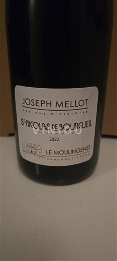 Loire-dalen Saint-Nicolas-De-Bourgueil Joseph Mellot Le Moulingenet 2022