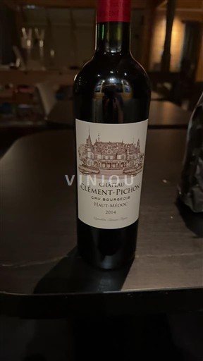 Bordeaux Haut-Médoc Cru Bourgeois Château Clément-Pichon 2014
