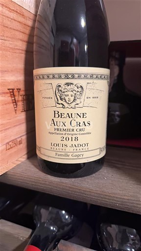 Burgundsko Beaune Premier Cru Louis Jadot Aux Cras 2018
