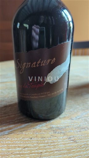 Valle del Ródano Côtes del Ródano Domaine Le Peuple Signature Sin añada