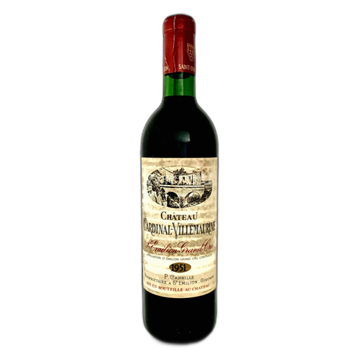 Bordeaux Saint-Émilion Grand Cru Château Cardinal Villemaurine 1999