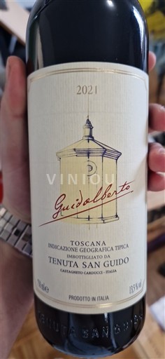 Tuscan Wines Unspecified Tenuta San Guido Guidalberto 2021
