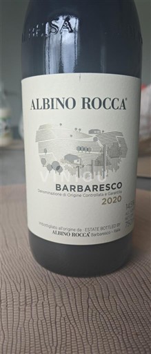 Pijemont Барбареско Albino Rocca 2020