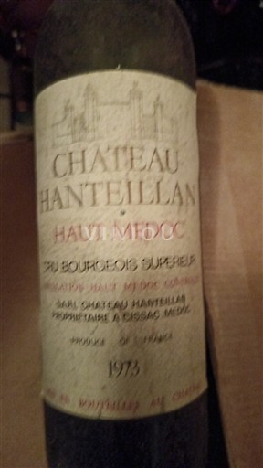 Bordeaux Haut-Médoc Château Hanteillan 1973