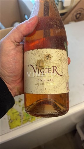 Vina Rosé sec Domaine Vigier 2018 Francija Alpe in reke Rona Ardeška. IGP