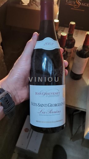 Burgundija Ni doloceno Premier Cru Jean Chauvenet Les Perrières 2003