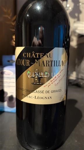 Bordeaux Pessac-Léognan Grand Cru Château Latour-Martillac 2014