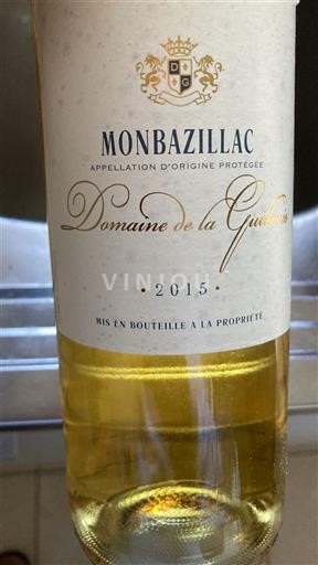 Sudoeste Monbazillac Domaine La Guicharde 2015