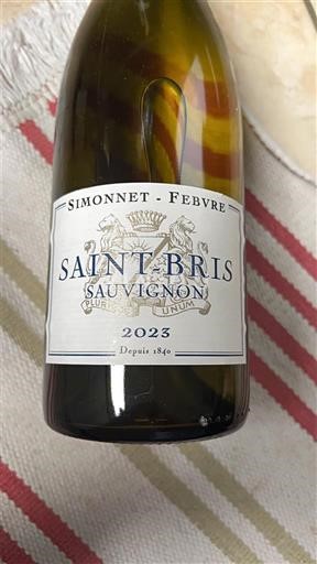Burgundy Saint-Bris Simonnet-Febvre 2023