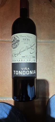La Rioja Rioja R. López de Heredia Viña Tondonia Viña Tondonia 2010
