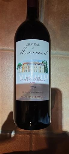 Burdeos Castillon-costas-de-burdeos Château Monrecueil 2010