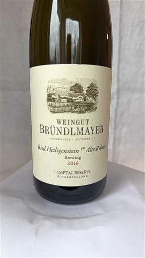 Hạ Áo Kamptal DAC Weingut Bründlmayer Ried Heiligenstein 1ÖTW Alte Reben 2016