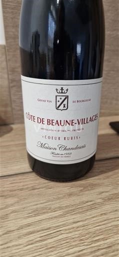 Borgogna Côte de Beaune Villages Maison Chanodetais Cœur Rubis Senza annata