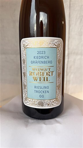 Rheingau Weingut Robert Weil Kiedrich Gräfenberg Riesling Trocken GG 2023
