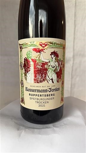 Pfalz Bassermann-Jordan Ruppertsberg Spätburgunder Trocken 2021