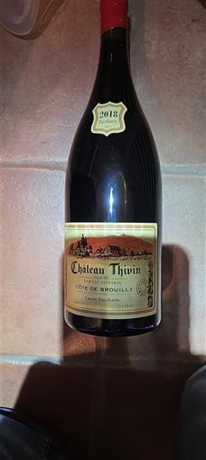 Beaujolais Côte-de-brouilly Château Thivin Zaccharie 2018