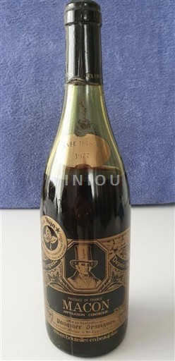 Bourgogne Mâcon et mâcon-villages Danjou-Banessy 1972