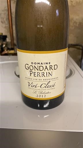 Burgundy Viré-clessé Domaine Gondard Perrin Le Balancier 2012