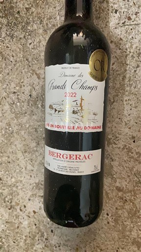 Sydväst Bergerac Domaine Des Grands Champs 2022