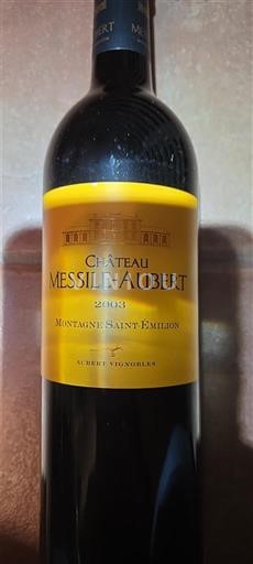 Burdeos Montagne-Saint-Émilion Château Messile-Aubert 2003