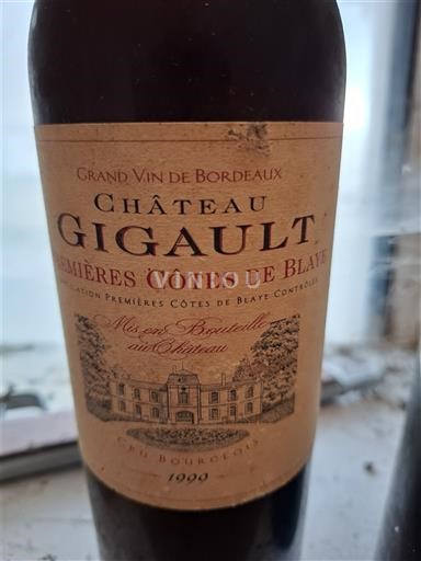 Bordeaux Nicht spezifiziert Cru Bourgeois Château Gigault 1999