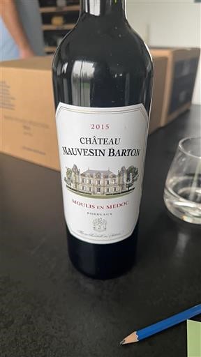 Bordeaux Moulis-en-Médoc Château Mauvesin Barton 2015