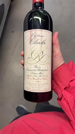 Bordeaux Listrac-Médoc Chateau Clarke 1998