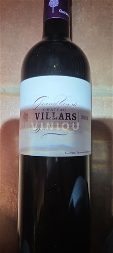 Bordeaux Fronsac Château Villars Grand Vin de Bordeaux 2018