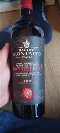 Sicilien Ospecificerad Barone Montalto Passivento 2019