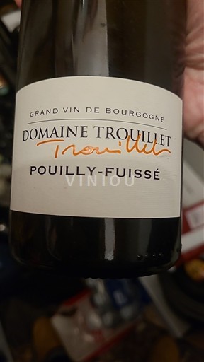 Bourgogne Pouilly-fuissé Domaine Trouillet 2016 Icke årgångsbetecknad