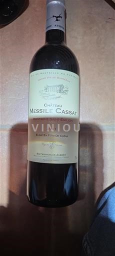 Bordeaux Montagne-saint-émilion Château Messile Cassat 2001