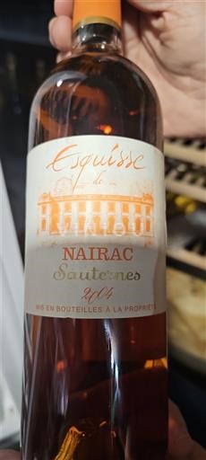 Bordeaux Sauternes Château Nairac Esquisse de Nairac 2004