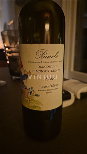 Piemont Barolo Josetta Saffirio Del Comune di Monforte d'Alba 2021