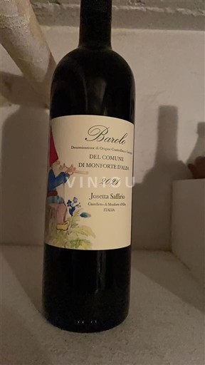 Piedmont Wines Barolo Josetta Saffirio Del Comune di Monforte d'Alba 2021