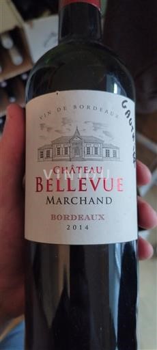 Bordeaux Château Bellevue Marchand 2014