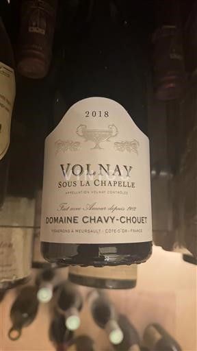 Bourgogne Volnay Premier Cru Domaine Chavy-Chouet Sous La Chapelle 2018