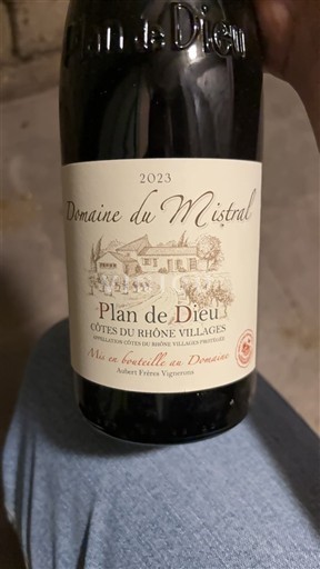 Rona dolina Ni doloceno Domaine Mistral Plan de Dieu 2023