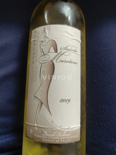 Bordeaux Ni doloceno Château Sainte Marotine 2019