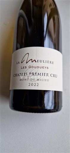 Burgundy Chablis Premier Cru La Meulière Mont de Milieu - Les Gougueys 2022