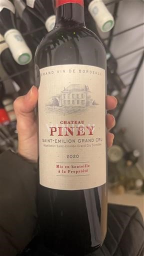 Bordeaux Saint-Émilion Grand Cru Grand Cru Château Piney 2020