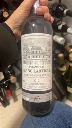 Bordeaux Saint-Émilion Grand Cru Grand Cru Château Franc Lartigue 2010