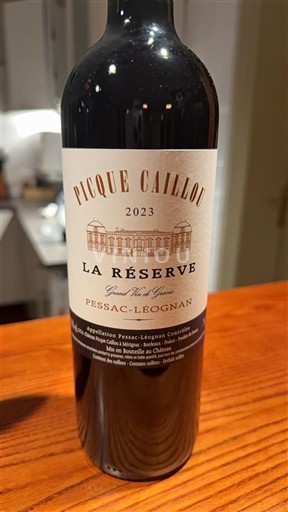 Bordeaux Pessac-Léognan Picque Caillou La Réserve 2023