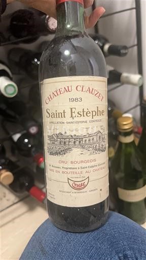 Burdeos Saint-Estèphe Château Clauzet 1983